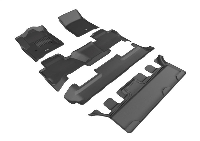 3D MAXpider 15-20 GMC Yukon w/ Bucket 2nd Row Kagu Black Full Set