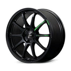 Gram Lights 57NR LIMITED II 18x8.5 +45 5-114.3 Semigloss Black Wheel w/ Black Cap/Stickers/Air Valve