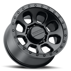Raceline 961B Bolt 17x9in / 8x165.1 BP / -12mm Offset / 130.81mm Bore - Satin Black
