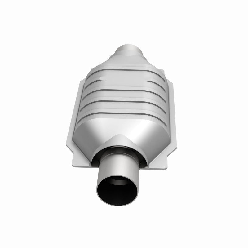 MagnaFlow Univ Cat Conv 2.25in Inlet/Outlet Center/Center Oval 12in Body L x 7in W x 16in Overall L