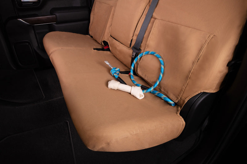 Covercraft 15-26 Ford Transit Polycotton SeatSaver Custom Second Row Seat Covers-Tan