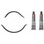 Fel-Pro Nissan Xterra Engine Oil Pan Gasket Set RTV Black Silicone w/ Rubber End Seals