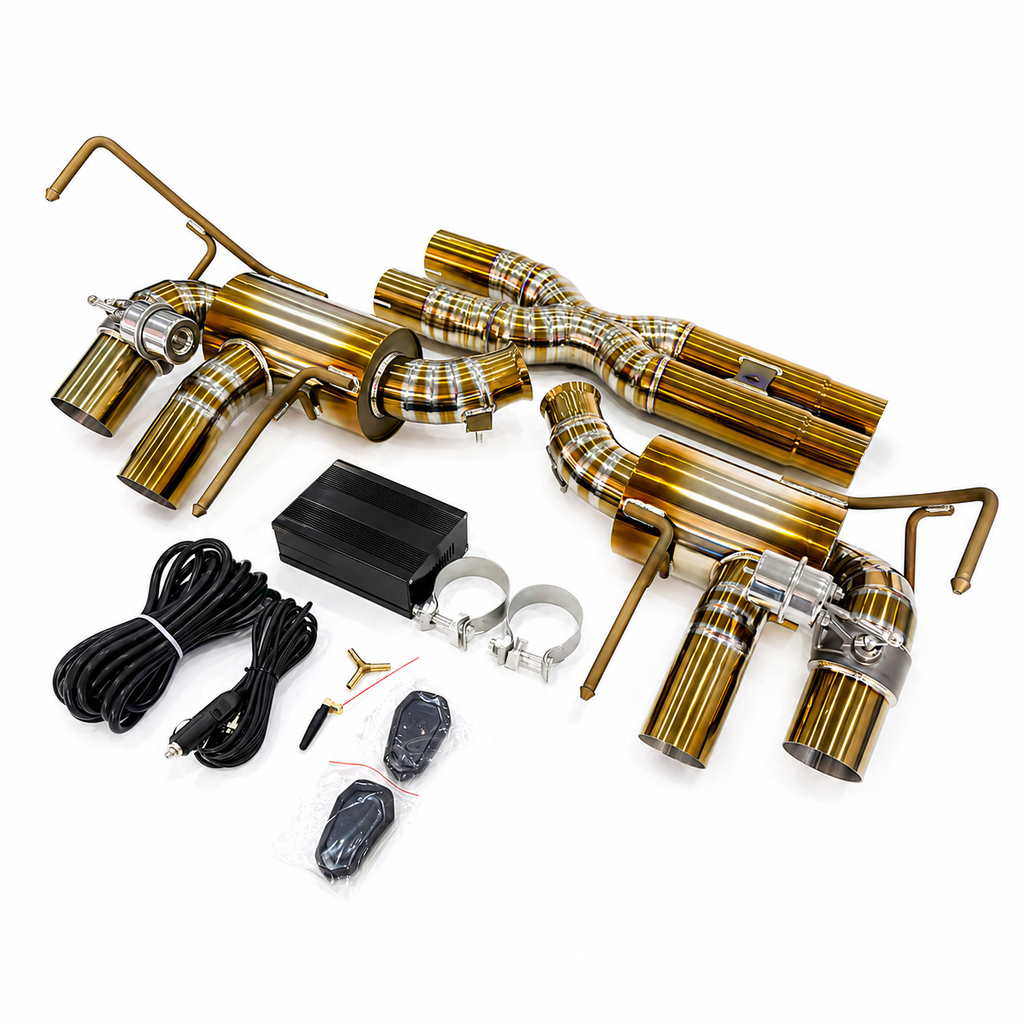 Titanium X Pipe F1 Exhaust for Ferrari California 4.3L V8 by Stratec Systems