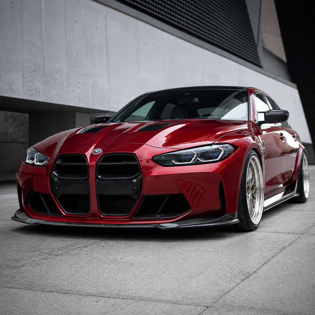 Carbon Fiber N Style Front Lip for BMW G80 G82 G83 M3 M4 by Stratec Systems