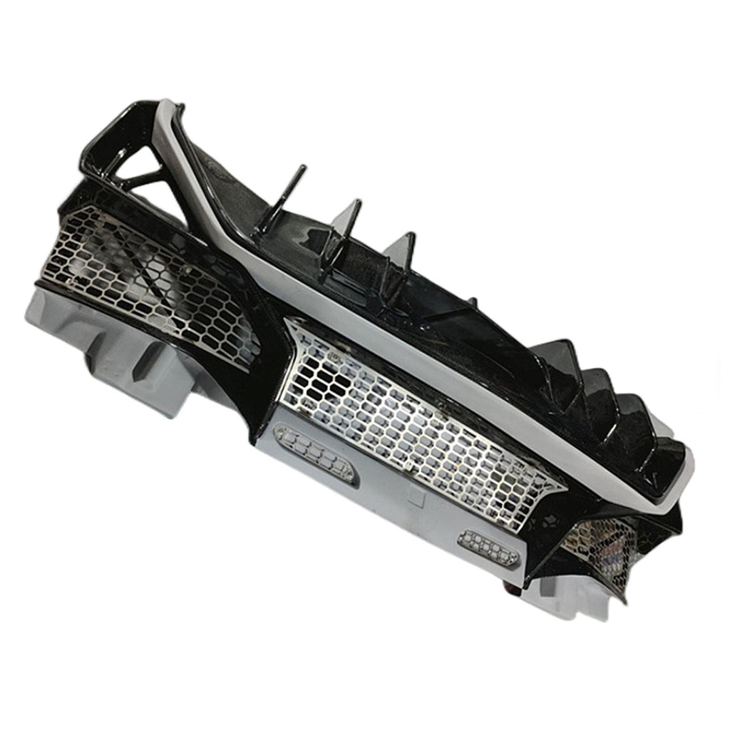 SV Style Semi Carbon Fiber Rear Bumper for Lamborghini Aventador LP700 LP720 LP750 - Bull Boost Performance