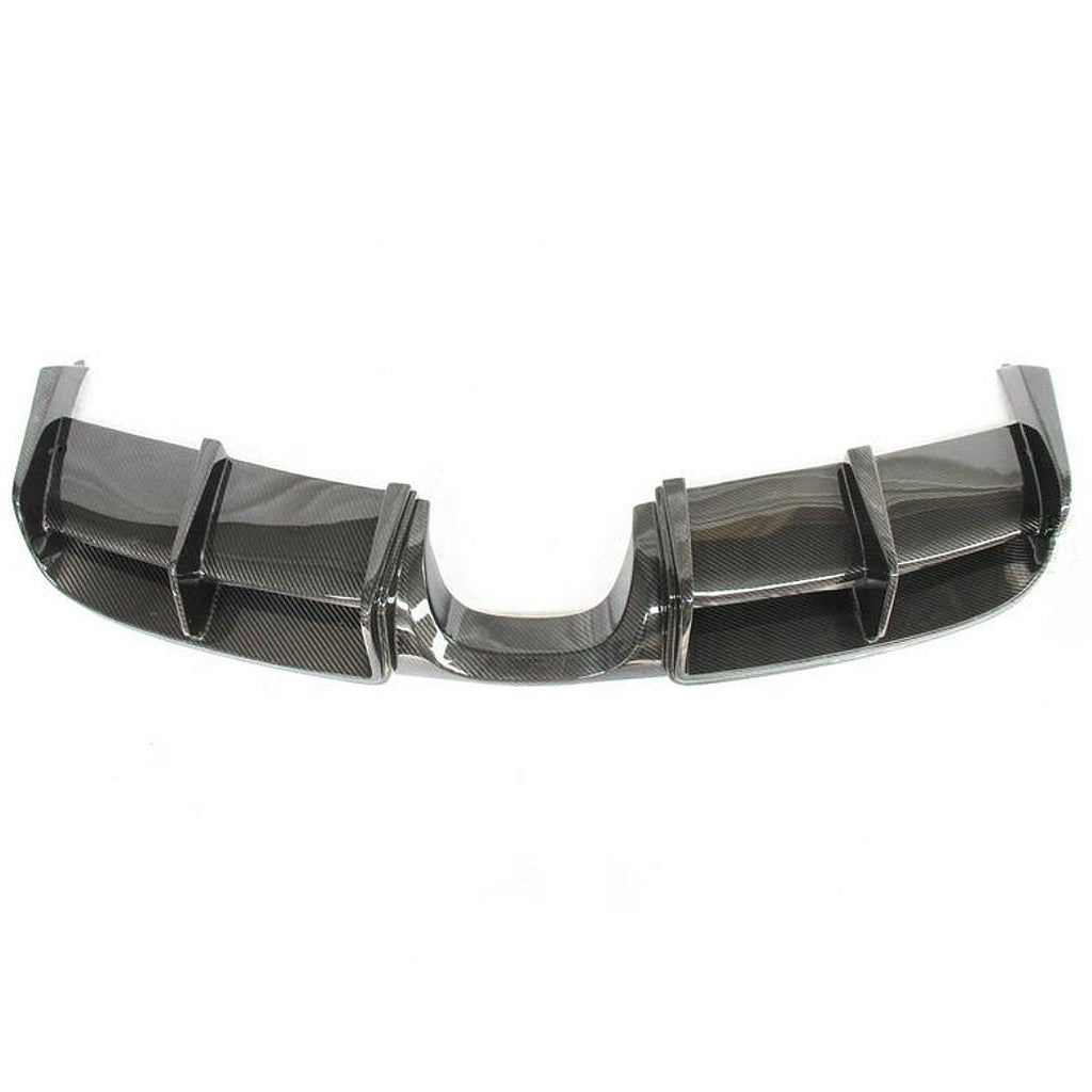 GT4 RS Style Carbon Fiber Rear Diffuser for Porsche Cayman 981 - Bull Boost Performance