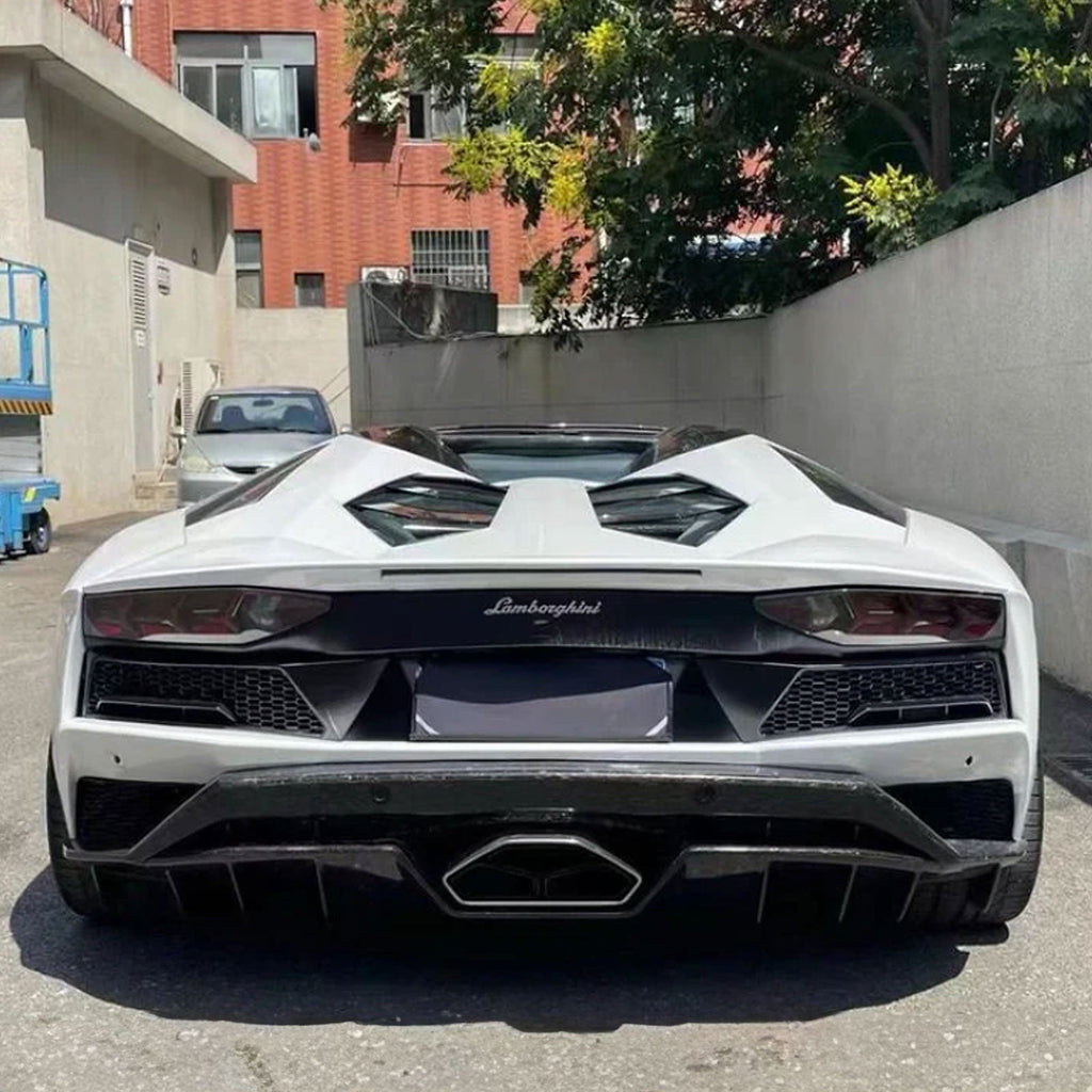 Carbon Fiber Front Lip Rear Diffuser Kit for Lamborghini Aventador LP740 - Bull Boost Performance