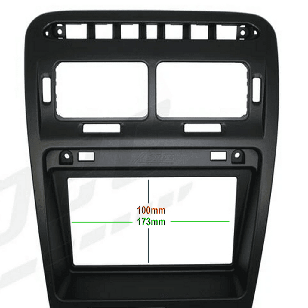 ZSPEC RHD Double-Din Radio Bezel Face-Plate for Nissan Z32 300zx, Bezel-ONLY