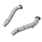 304 Stainless Performance Race Down Pipes for Ferrari Modena 360 Spider 3.6L - Bull Boost Performance
