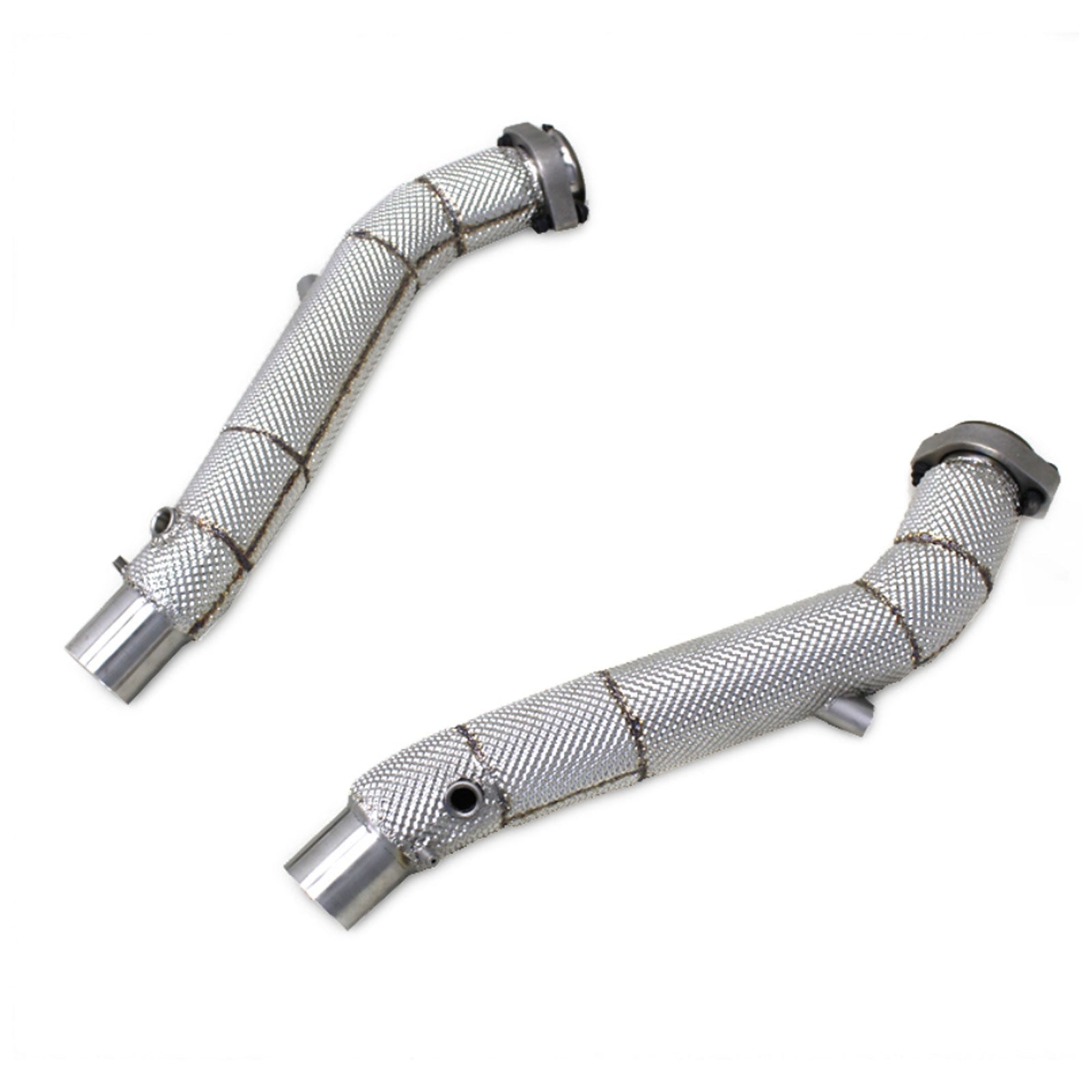 304 Stainless Performance Race Down Pipes for Ferrari Modena 360 Spider 3.6L - Bull Boost Performance