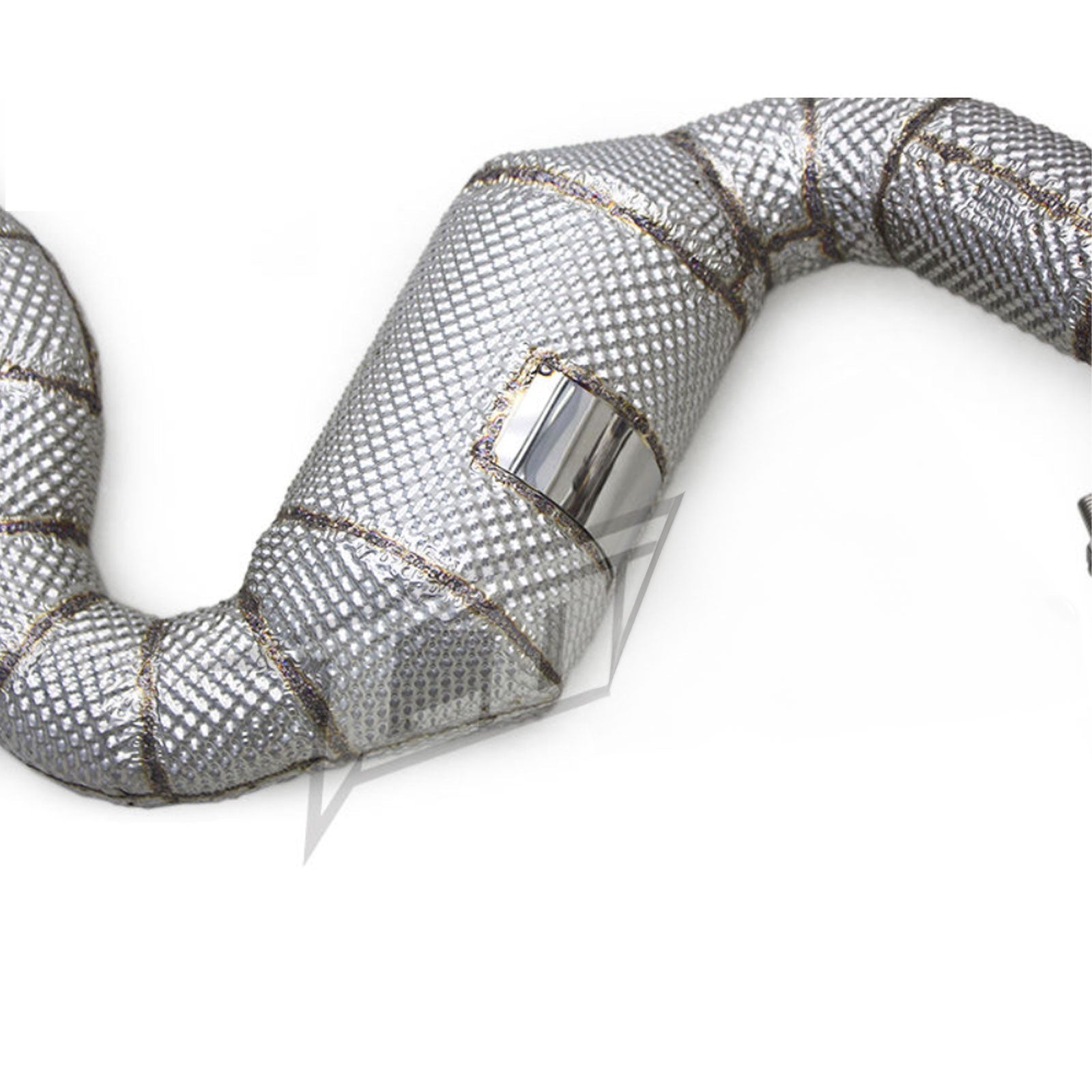 Catted High Flow 304 Stainless Exhaust Downpipe for Audi RS6 C7 4.0TT - Bull Boost Performance