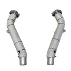 304 Stainless Performance Race Down Pipes for Ferrari Modena 360 Spider 3.6L - Bull Boost Performance