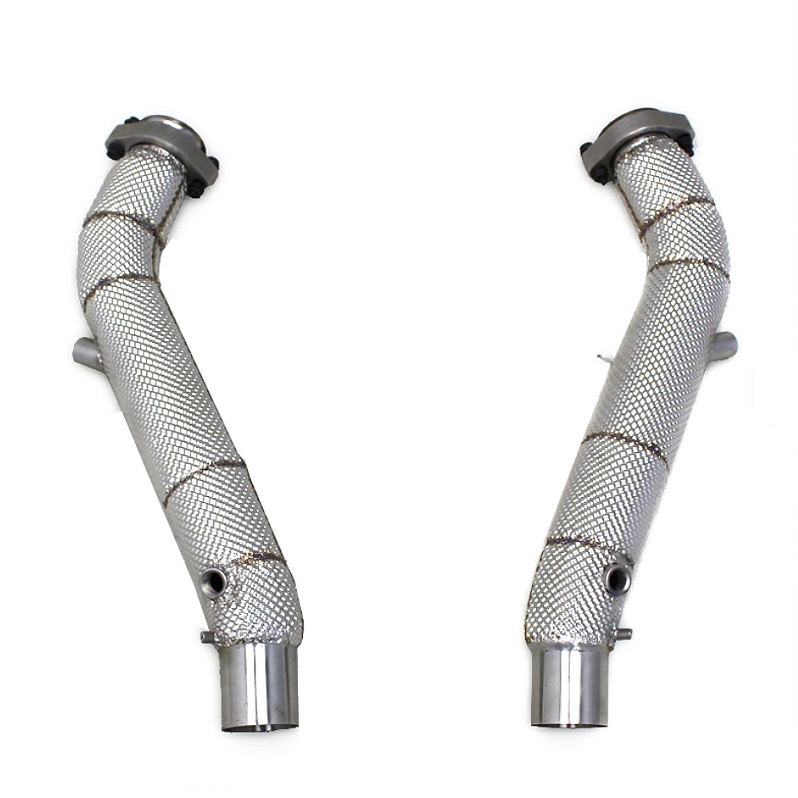 304 Stainless Performance Race Down Pipes for Ferrari Modena 360 Spider 3.6L - Bull Boost Performance