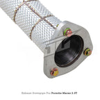 Straight Free Flow Stainless Steel Down Pipe for Porsche Macan Turbo 2.0 21-24 - Bull Boost Performance