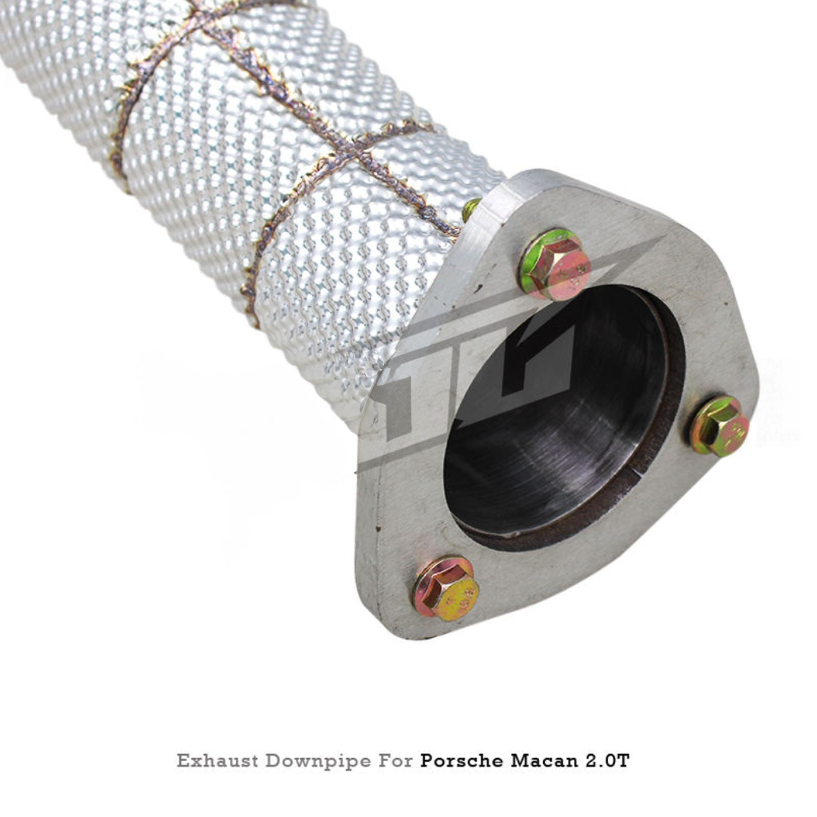 Straight Free Flow Stainless Steel Down Pipe for Porsche Macan Turbo 2.0 21-24 - Bull Boost Performance