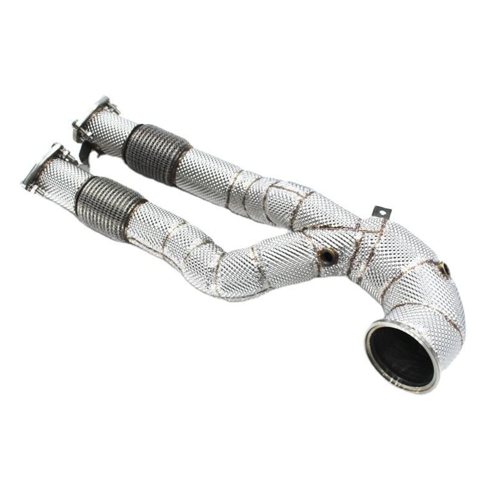 Racing High Flow Stainless Straight Downpipe for Audi RS3 TTRS 2.5T - Bull Boost Performance