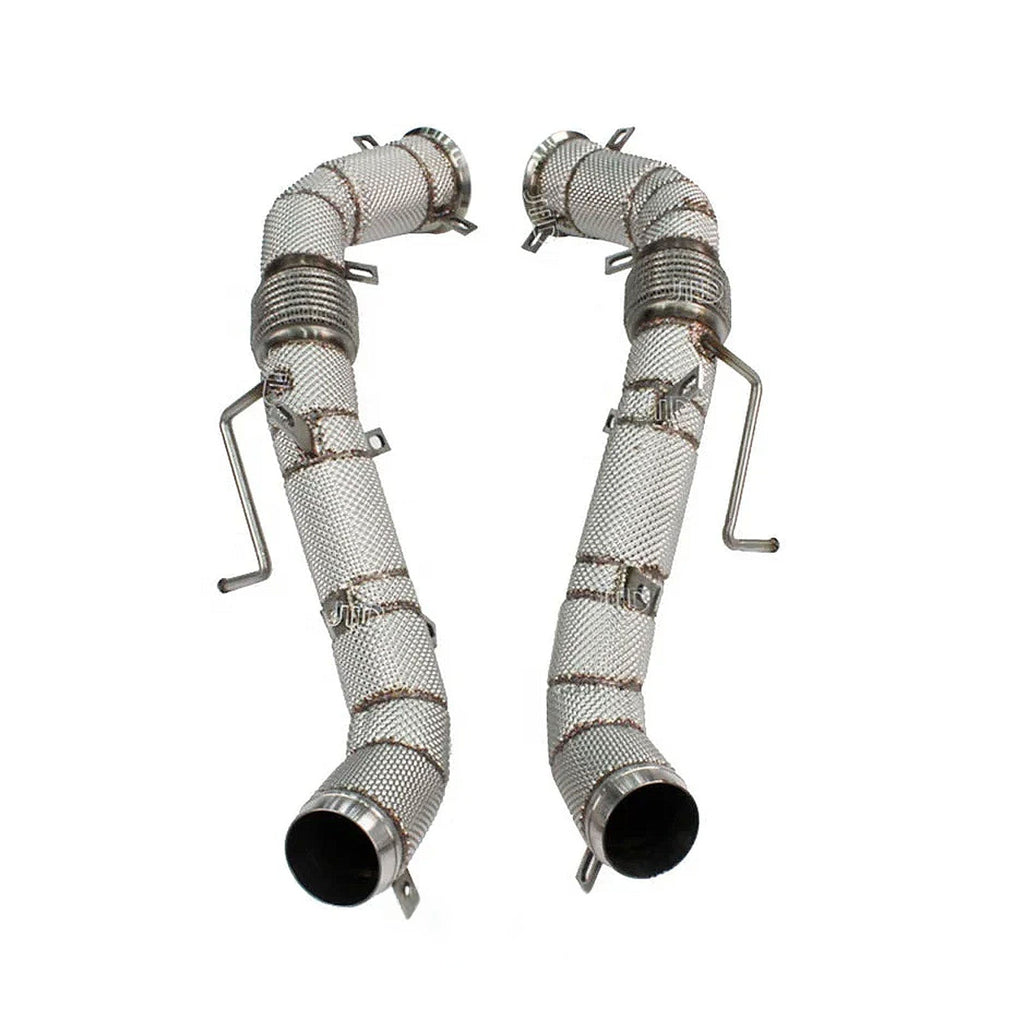 304 Stainless Performance Race Down Pipes for McLaren 570S 570GT - Bull Boost Performance