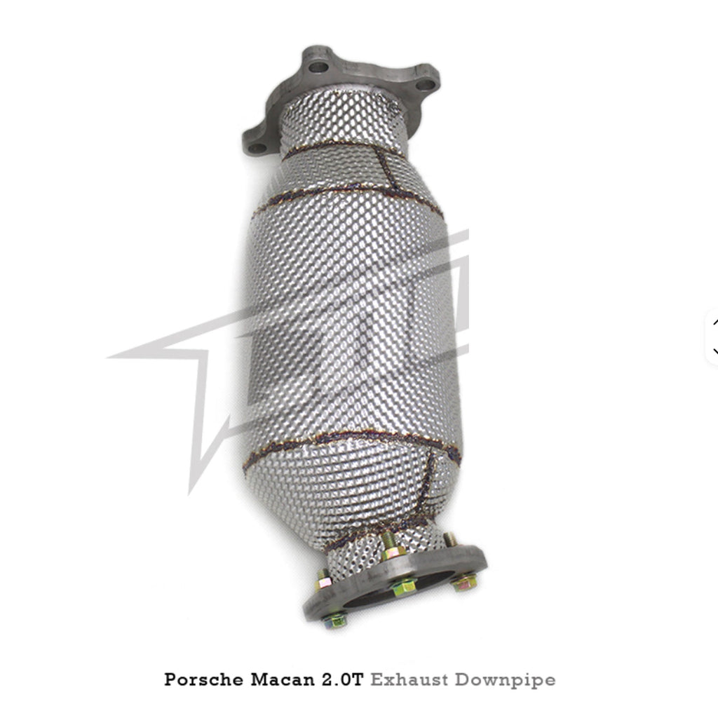 Stainless Exhaust Catted Downpipe for Porsche Macan 2.0T - Bull Boost Performance