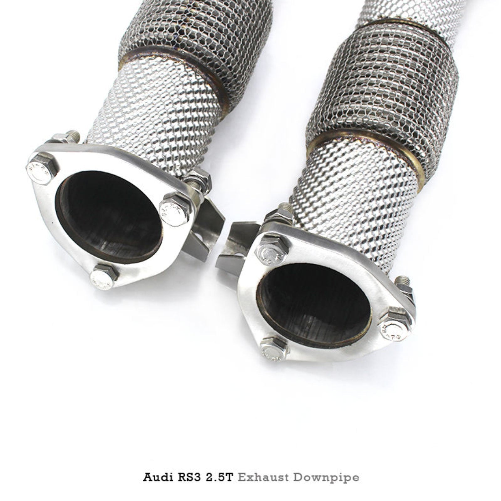 Racing High Flow Stainless Straight Downpipe for Audi RS3 TTRS 2.5T - Bull Boost Performance