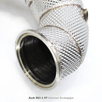 Racing High Flow Stainless Straight Downpipe for Audi RS3 TTRS 2.5T - Bull Boost Performance