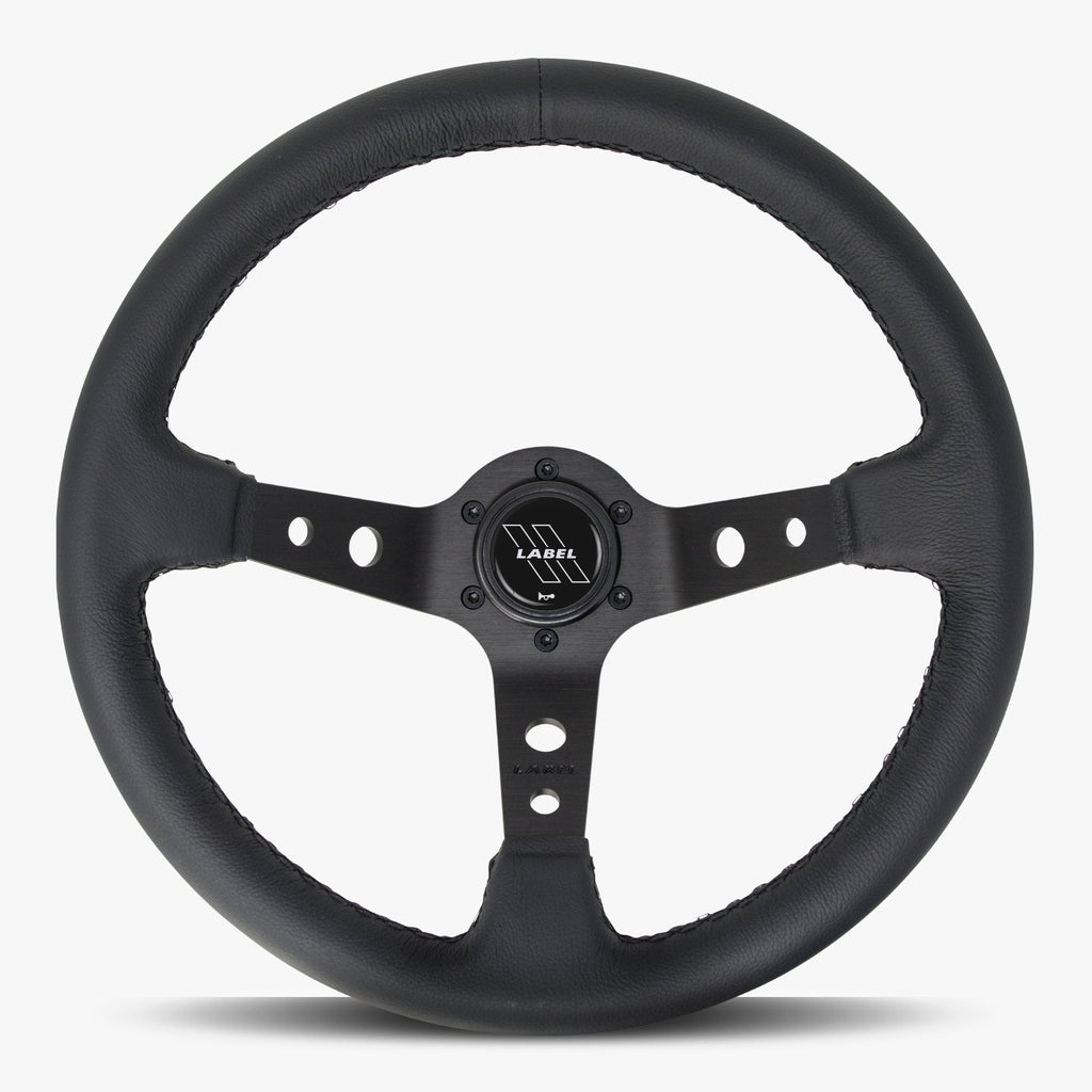The Daytona | Black Leather | Black Spoke | Black Stitch