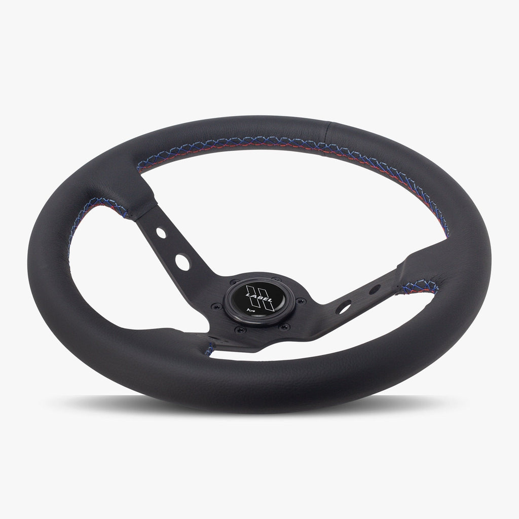 The Daytona | Black Leather | Black Spoke | Bavarian Stitch