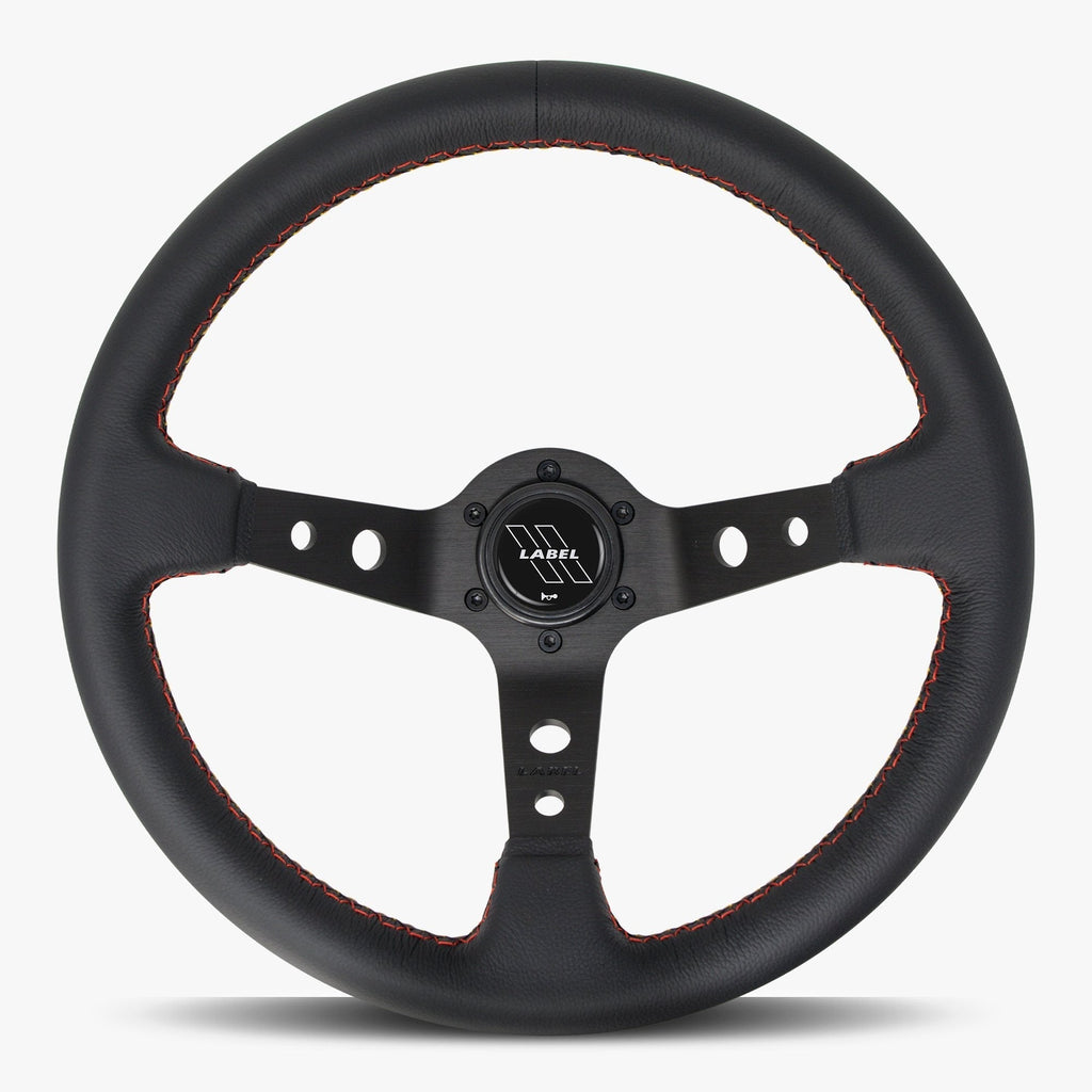 The Daytona | Black Leather | Black Spoke | Euro Stitch