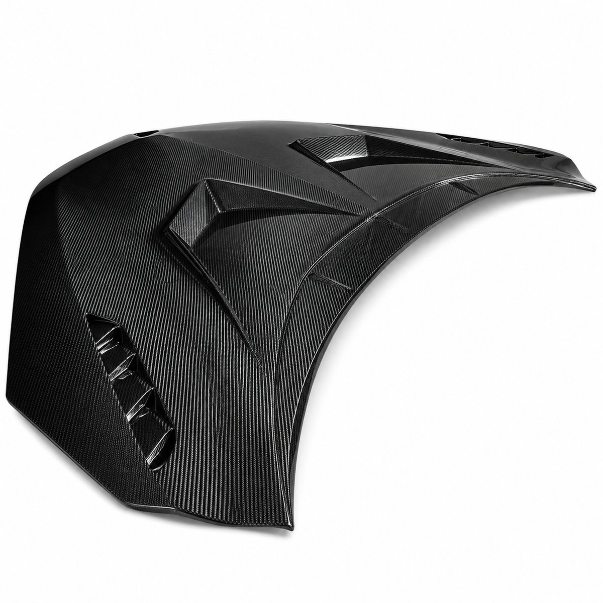Aggressive Dry Carbon Fiber Hood for Lamborghini Revuelto by Stratec Systems