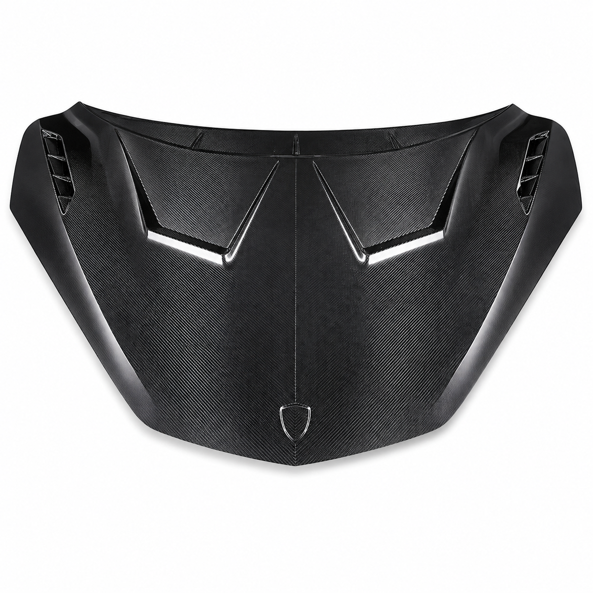 Aggressive Dry Carbon Fiber Hood for Lamborghini Revuelto by Stratec Systems