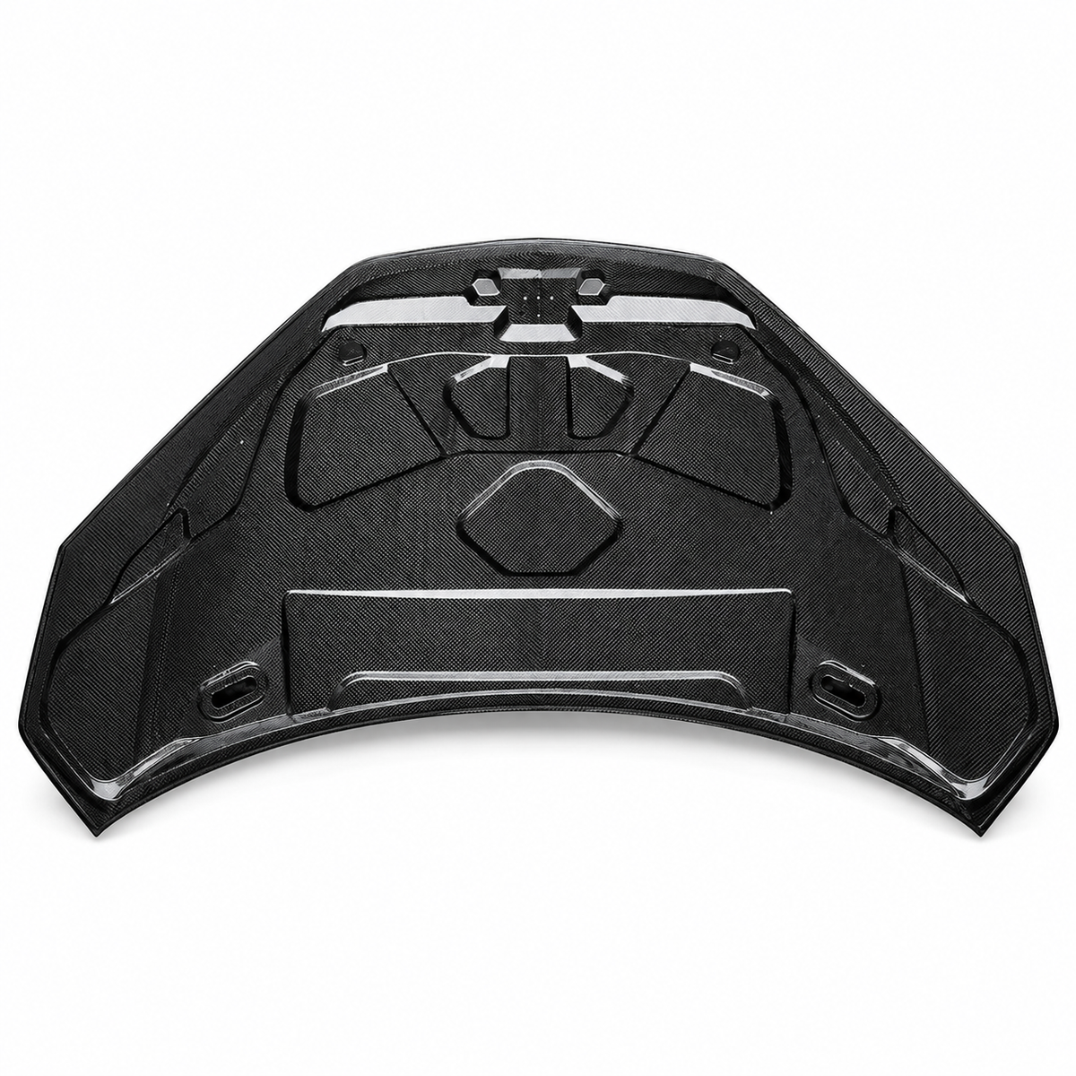 Aggressive Dry Carbon Fiber Hood for Lamborghini Revuelto by Stratec Systems