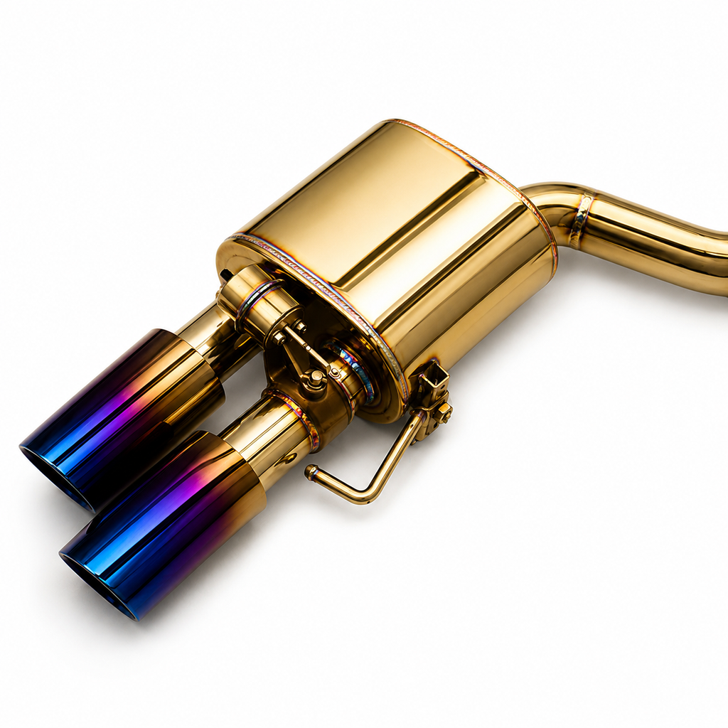 Stainless Valved Catback Exhaust System for Audi B8 B8.5 S4 S5 by Stratec Systems