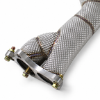 High Flow Exhaust Downpipe for Porsche Cayman 718 GT4 RS 4.0L 2022-2025 Catless by Stratec Systems