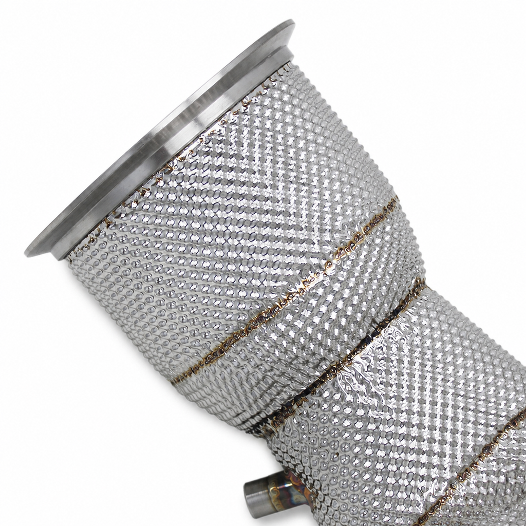 High Flow Exhaust Downpipe for Audi A6 A7 C8 3.0T by Stratec Systems