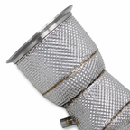 High Flow Exhaust Downpipe for Audi A6 A7 C8 3.0T by Stratec Systems