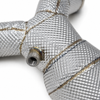 High Flow Exhaust Downpipe for Audi A6 A7 C8 3.0T by Stratec Systems