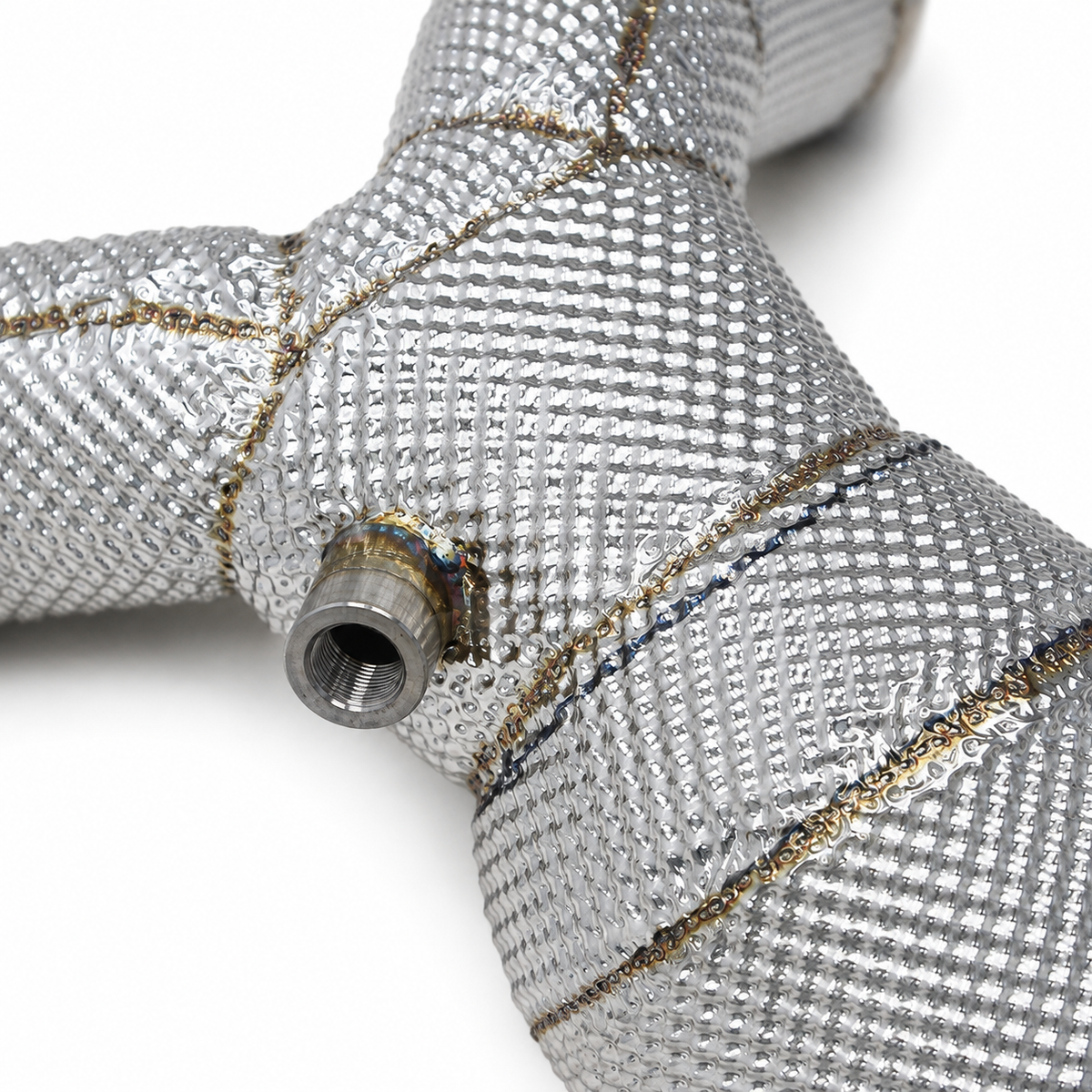 High Flow Exhaust Downpipe for Audi A6 A7 C8 3.0T by Stratec Systems