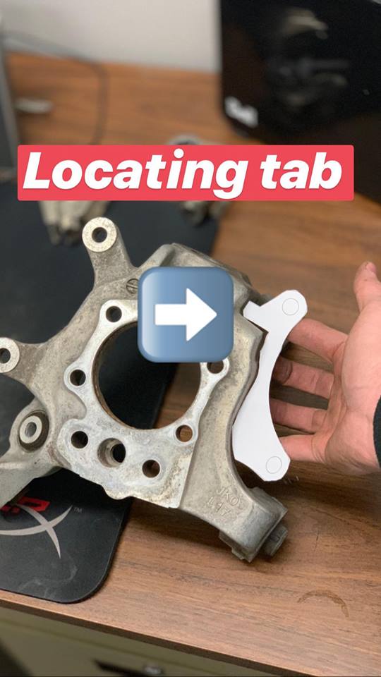 Nissan 350z Weld on Dual Caliper bracket - fdfraceshop