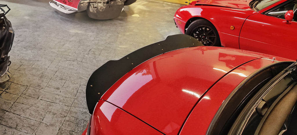 NA Mazda Miata Custom Ducktail Duckbill Trunk Spoiler Duckwing US - Bull Boost Performance