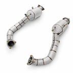 Catted High Flow Exhaust Downpipe for Porsche Cayman 718 GT4 RS 4.0L 2022-2025 by Stratec Systems
