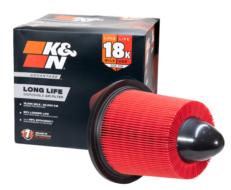 K&N Advantage Air Filter 18K Miles Ford Explorer/Ranger V6-4.0L F/I 1995-1996