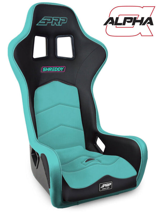 PRP Shreddy Alpha Composite Seat- Teal / Black