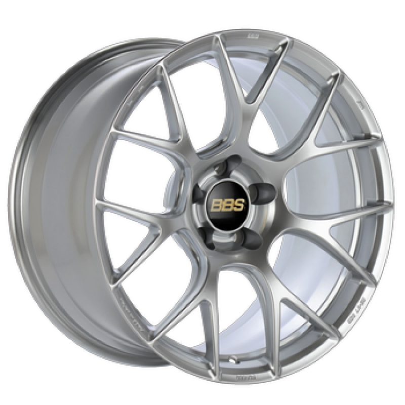 BBS RE-V7 18x9.5 5x100 ET43 Diamond Silver Wheel -70mm PFS/Clip Required