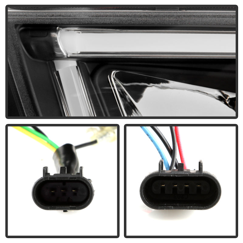 Spyder 11-14 Dodge Charger Halogen Model Only High-Power LED Headlights - (PRO-YD-DCH11PL-BK)