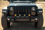 DV8 Offroad 2018-2025 Wrangler JL Push Bar for Mopar Rubicon Steel Bumper