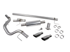 Roush 15-20 F-150 5.0L/3.5L/2.7L Black Tip Cat Back Exhaust
