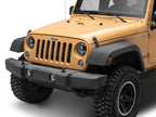 Raxiom 07-18 Jeep Wrangler JK Axial Series DB1 LED Headlights- Black Housing- Clear Lens