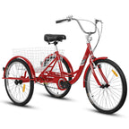 Ecarpat 24“ Single-Speed Adult Tricycle