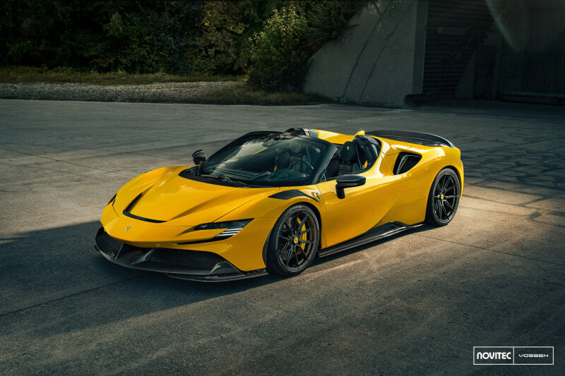 Vossen x Novitec NF10 21x12in - 5x114.3 BP - ET20 - Gloss Black Ferrari SF90 Rear Wheel