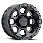 Raceline 961B Bolt 17x9in / 8x165.1 BP / -12mm Offset / 130.81mm Bore - Satin Black