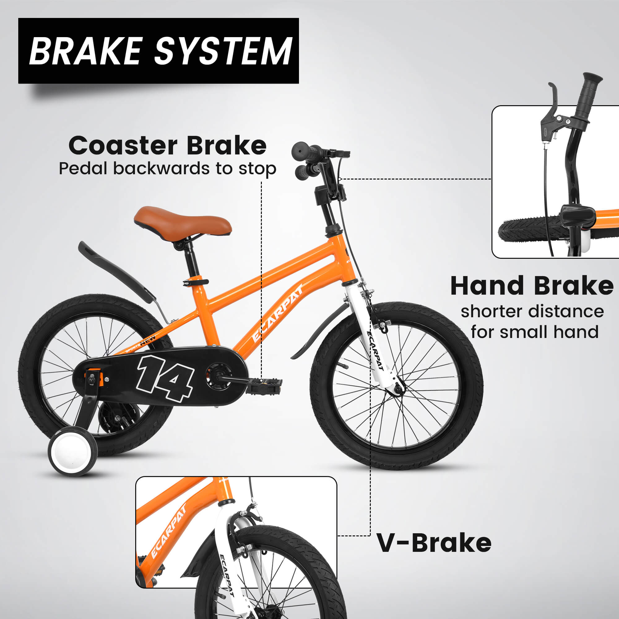 Ecarpat Candami 14” Kid Bike